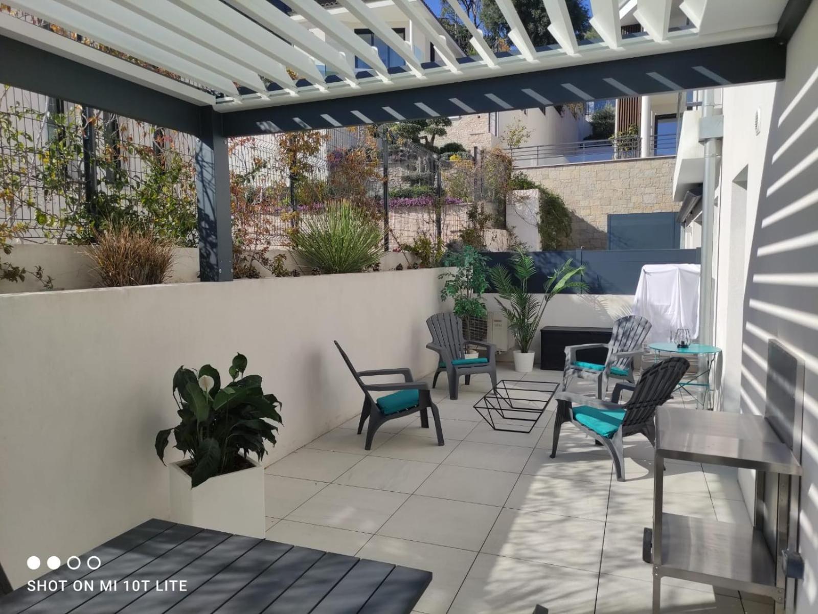 O Fil De L'Eau Bandol - App A05 - T3 Avec Jardin Et Terrasse Lejlighed Eksteriør billede